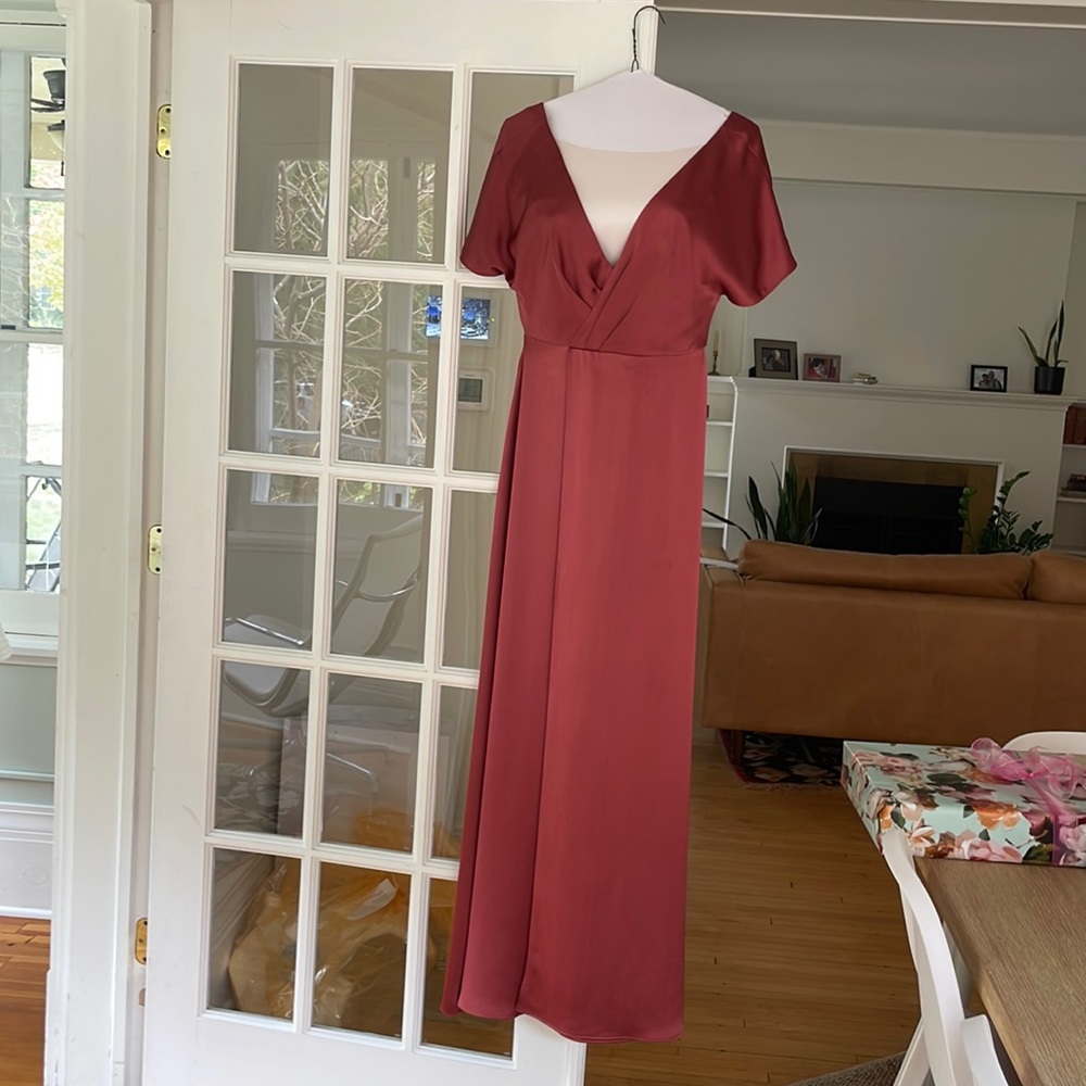 Jenny Yoo Raya Dress in Rust!